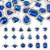 27Pcs 9 Styles Alloy Glass Pendants ALRI-TA0001-31-2