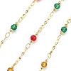 Brass Round Link Chains KK-D368-01G-F-1