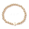 CCB Plastic Beads Stretch Bracelets BJEW-JB11605-02-2