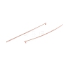 Brass Ball Head Pins X-KK-WH0058-02D-RG-2