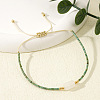 Natural White Jade Bead Braided Bead Bracelets LS-SR7780-2