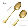 Stainless Steel Spoons Set AJEW-WH0253-004-2