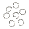 Non-Tarnish 304 Stainless Steel Open Jump Rings X-STAS-E066-08-10mm-1