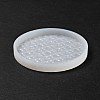 DIY Flat Round Display Base Silicone Molds DIY-P070-D02-5