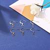 300Pcs 6 Color Brass French Earring Hooks KK-ZZ0001-05-NF-6