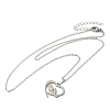 Non-Tarnish 306 Stainless Steel Pendant Necklace for Women LS-NJEW-Q772-01P-05-1