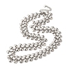 Non-Tarnish Handmade 304 Stainless Steel Necklaces NJEW-Q333-03B-1