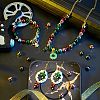 AHADERMAKER 60Pcs 6 Colors Opaque Acrylic Beads PACR-GA0001-01A-4