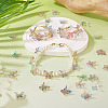 50Pcs Baking Paint Glass Beads DGLA-TA0001-43-4