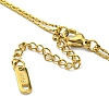 304 Stainless Steel Coreana Chains Double Layer Necklaces BJEW-K257-04G-4