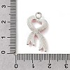 Breast Cancer Pink Awareness Ribbon Theme Alloy Enamel Pendants ENAM-C026-01D-S-3