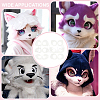 6 Styles 6 Pair Acrylic Craft Eye DOLL-BC0001-01B-5