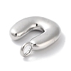 Rack Plating Brass Balloon Letter Pendants LS-KK-C050-01P-U-2