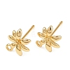 Brass Stud Earrings Findings KK-B137-13G-1