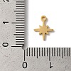 PVD Vacuum Plating 304 Stainless Steel Charms X-STAS-L081-010G-3