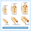 Unicraftale PVD Vacuum Plating 304 Stainless Steel Folding Crimp Ends STAS-UN0005-71-3