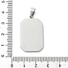 304 Stainless Steel Pendants STAS-C101-08P-04-3
