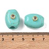 Synthetic Turquoise European Beads GG-CBA105B-02E-G-3