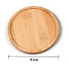 Peru Wood Mosaic Base LS-PW-WG55259-02-1