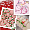 Christmas Themed Transparent Acrylic Beads MACR-SP0001-30B-6