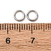Tarnish Resistant 304 Stainless Steel Open Jump Rings X-STAS-Q186-02-5x0.8mm-2