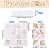 3Pcs 3 Styles Natural Shell Nail Art Display Board ODIS-TA0001-04-3