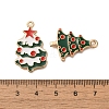 Christmas Theme Alloy Enamel Pendants FIND-M039-01B-3