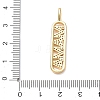 Mother's Day Brass Micro Pave Clear Cubic Zirconia Pendants LS-KK-T084-01B-G-3