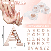 Alloy Rhinestone Cabochons MRMJ-WH0082-67RG-2
