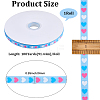 1 Roll Polyester Grosgrain Ribbon SRIB-CY0001-28B-2
