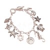 Ocaen Alloy Charm Bracelets FS-WGFD137-01-5