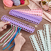 9Pcs 9 Styles Plastic Embroidery Thread Plate DIY-FG0007-69-4