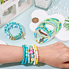 15Pcs Polymer Clay Heishi Beads Stretch Bracelets Sets BJEW-TA00679-6