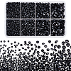 5500Pcs 4 Sizes Acrylic Rhinestone Cabochons GACR-AR0001-01-1
