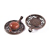 Synthetic Goldstone Pendants G-Q158-03-01-2