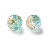 Transparent Crackle Acrylic Beads DACR-D300-01A-10mm-2