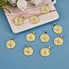 10Pcs Brass Pendants KK-SZ0004-32-5