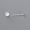 304 Stainless Steel Stud Earring Findings STAS-H436-24S-4mm-2