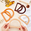 6Pcs 3 Style Wood Bag Handles FIND-PH0001-39-6