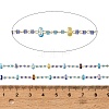 Handmade Brass Glass Beaded Chains GL-CBA1C06-05G-3