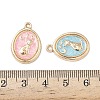 Alloy Enamel Pendants FIND-H058-01D-KCG-3