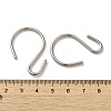 304 Stainless Steel S-Hook Clasp STAS-C085-03H-P-3