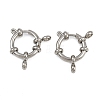 304 Stainless Steel Spring Ring Clasps LS-STAS-B095-03P-03-1