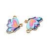 Alloy Enamel Pendants ENAM-D043-03G-02-2