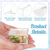 Plastic Beads Storage Containers with Flip Cover CON-WH0093-10-4