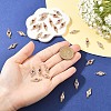 15Pcs 3 Colors Brass Micro Pave Cubic Zirconia Links Connectors KK-YW0004-29-3
