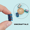 Unicraftale 3Pcs 3 Style Titanium Alloy European Beads FIND-UN0002-91-4