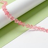 Transparent Glass Beads Strand GLAA-F112-02A-2