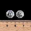 Electroplate Transparent Round Glass Beads GL-CBA6A73-01-4