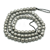 Non-magnetic Synthetic Hematite Beads Strands G-K015-6mm-02F-4